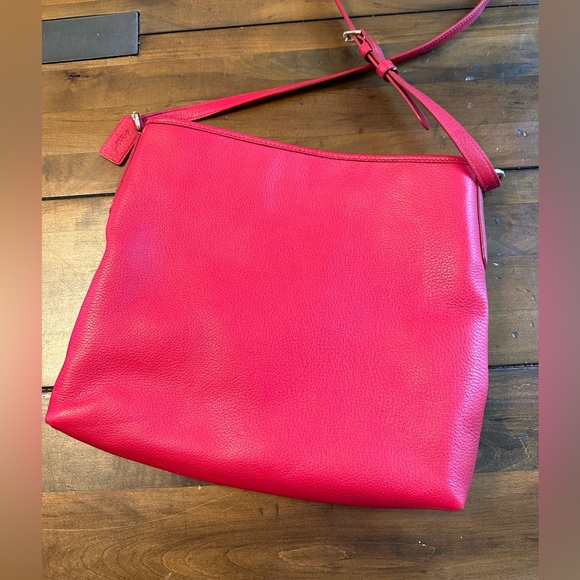 COACH Cherry (and Cheery!) Red Leather Purse - Picture 2 of 12